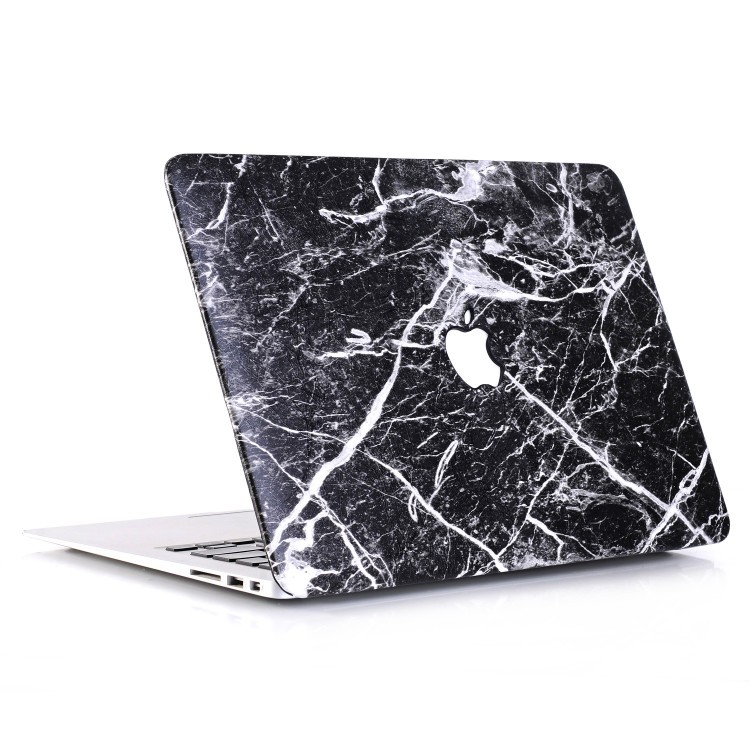 Kryt pro MacBook Air 13“ 3rd Gen (A1932) Leather Marble - černý