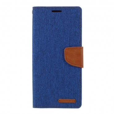 Kryt Goospery Canvas Diary pro Samsung Galaxy Note 20 - modrý Kryt Goospery Canvas Diary pro Samsung Galaxy Note 20 - modrý
