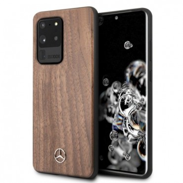 Originální obal Mercedes „Wood Line Walnut“ pro Samsung Galaxy S20 Ultra Originální obal Mercedes „Wood Line Walnut“ pro Samsung Galaxy S20 Ultra