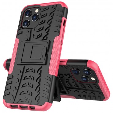 Hybridní TPU gelový obal „Tough“ pro iPhone 12 Pro Max - růžový Hybridní TPU gelový obal „Tough“ pro iPhone 12 Pro Max - růžový