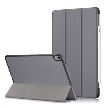 Extrémně tenký kryt „Fold“ pro iPad Air 2020 / iPad Air 2022 - šedý Extrémně tenký kryt „Fold“ pro iPad Air 2020 / iPad Air 2022 - šedý