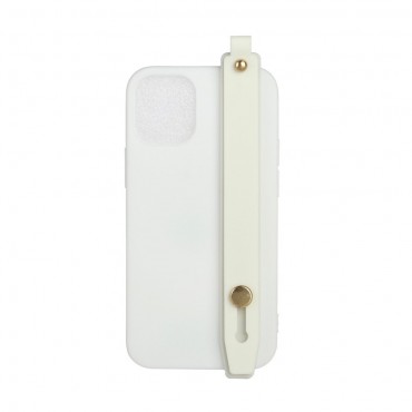 TPU gelový obal „Handstrap“ pro iPhone 12 Mini - bílý TPU gelový obal „Handstrap“ pro iPhone 12 Mini - bílý