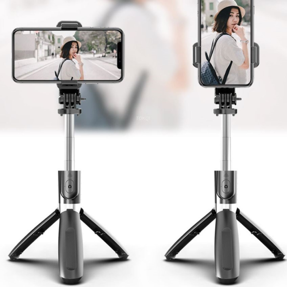Selfie tyč „EZ Capture“ se stativem a Bluetooth spouští pro mobilní zařízení, sportovní kamery a fotoaparáty