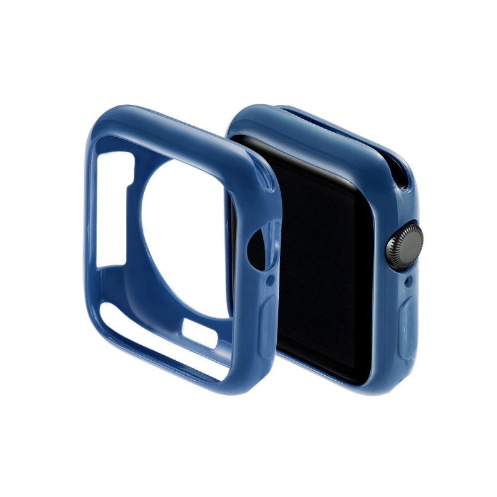 TPU gelový obal pro Apple Watch Series 6 / SE 44 mm - modrý