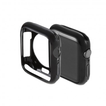 TPU gelový obal pro Apple Watch Series 6 / SE 40mm - černý TPU gelový obal pro Apple Watch Series 6 / SE 40mm - černý