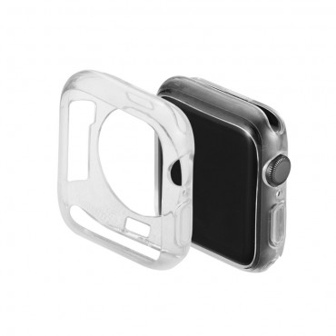 TPU gelový obal pro Apple Watch Series 6 / SE 40mm - průhledný TPU gelový obal pro Apple Watch Series 6 / SE 40mm - průhledný
