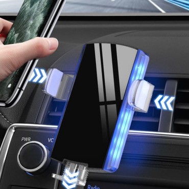 Chytrý držák do auta s rychlým bezdrátovým nabíjením „Azurex“ s automatickým zavíráním