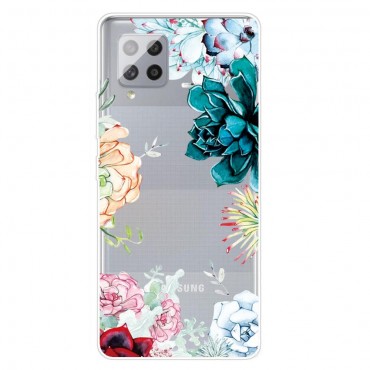 TPU gelový obal „Lush Flowers“ pro Samsung Galaxy A42 5G TPU gelový obal „Lush Flowers“ pro Samsung Galaxy A42 5G