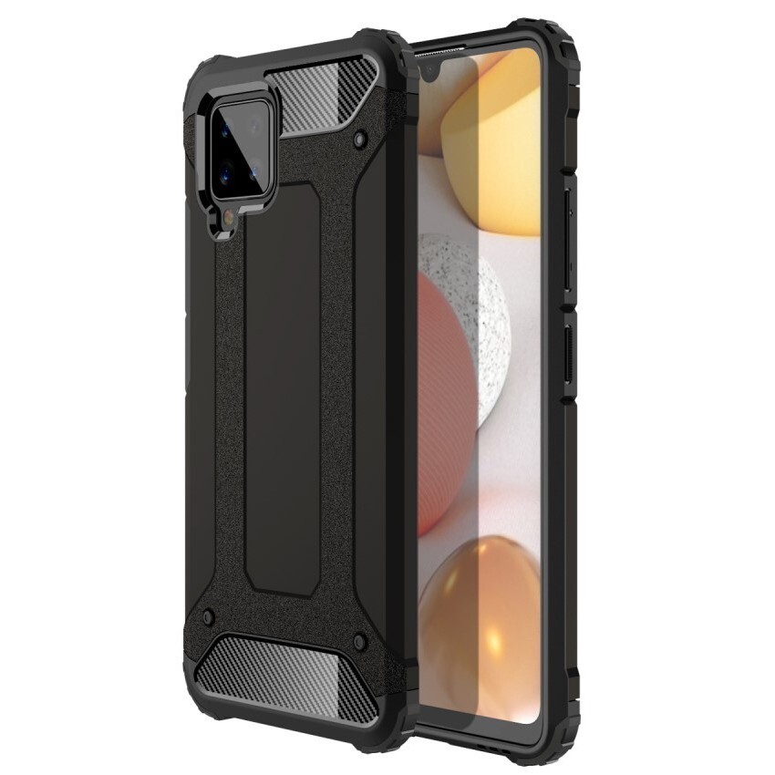 Robustní obal „Rock“ pro Samsung Galaxy A42 5G - černý
