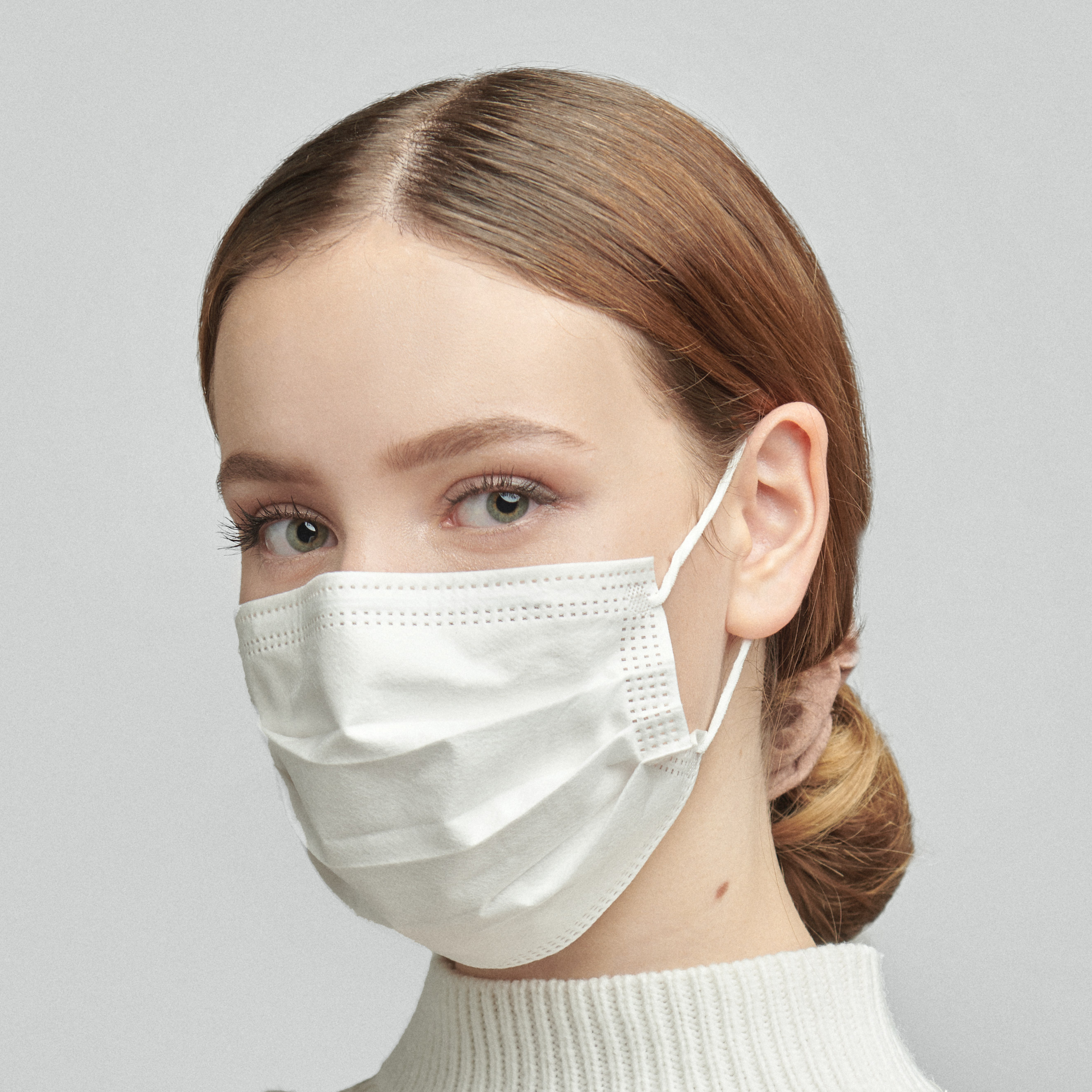 Optishield® hygienické roušky na tvář – bílé – 50 kusů