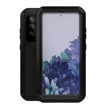 Extrémně robustní obal „Love Mei“ pro Samsung Galaxy S20 FE / S20 FE 2021 - černý Extrémně robustní obal „Love Mei“ pro Samsung Galaxy S20 FE / S20 FE 2021 - černý