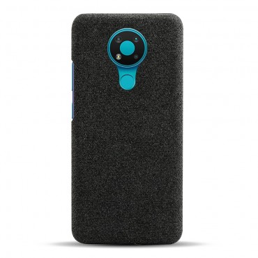 Hybridní obal „Cloth Hardcase“ pro Nokia 3.4 - černý Hybridní obal „Cloth Hardcase“ pro Nokia 3.4 - černý