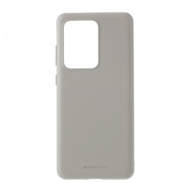 Silikonový obal Goospery Silicone Case pro Samsung Galaxy S20 Ultra - šedý Silikonový obal Goospery Silicone Case pro Samsung Galaxy S20 Ultra - šedý