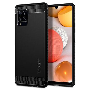Obal Spigen „Rugged Armor“ pro Samsung Galaxy A42 5G - black Obal Spigen „Rugged Armor“ pro Samsung Galaxy A42 5G - black