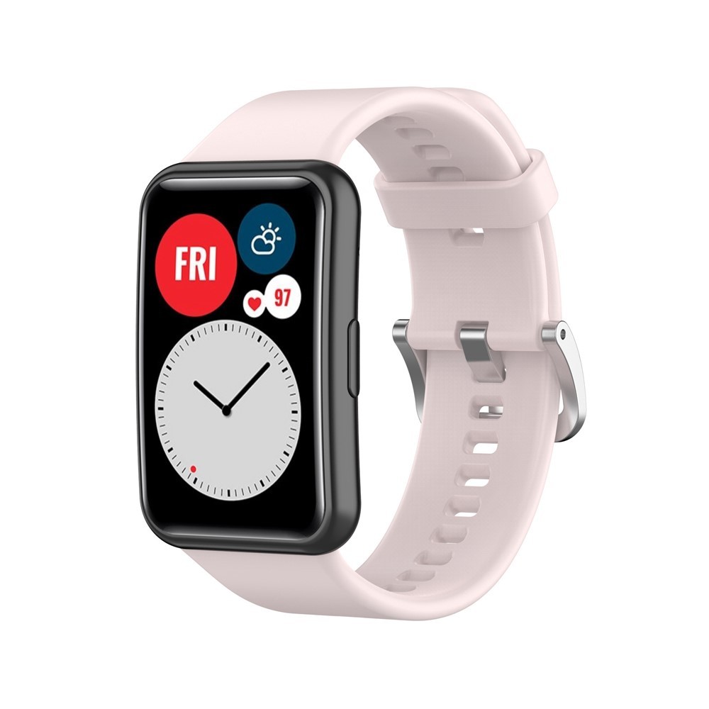 Silikonový řemínek pro Huawei Watch Fit - růžový