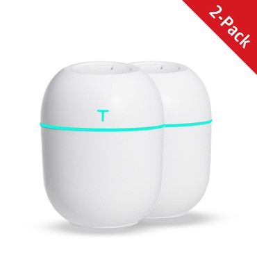 2-Pack: ultrasonický mini zvlhčovač vzduchu „Smokey“