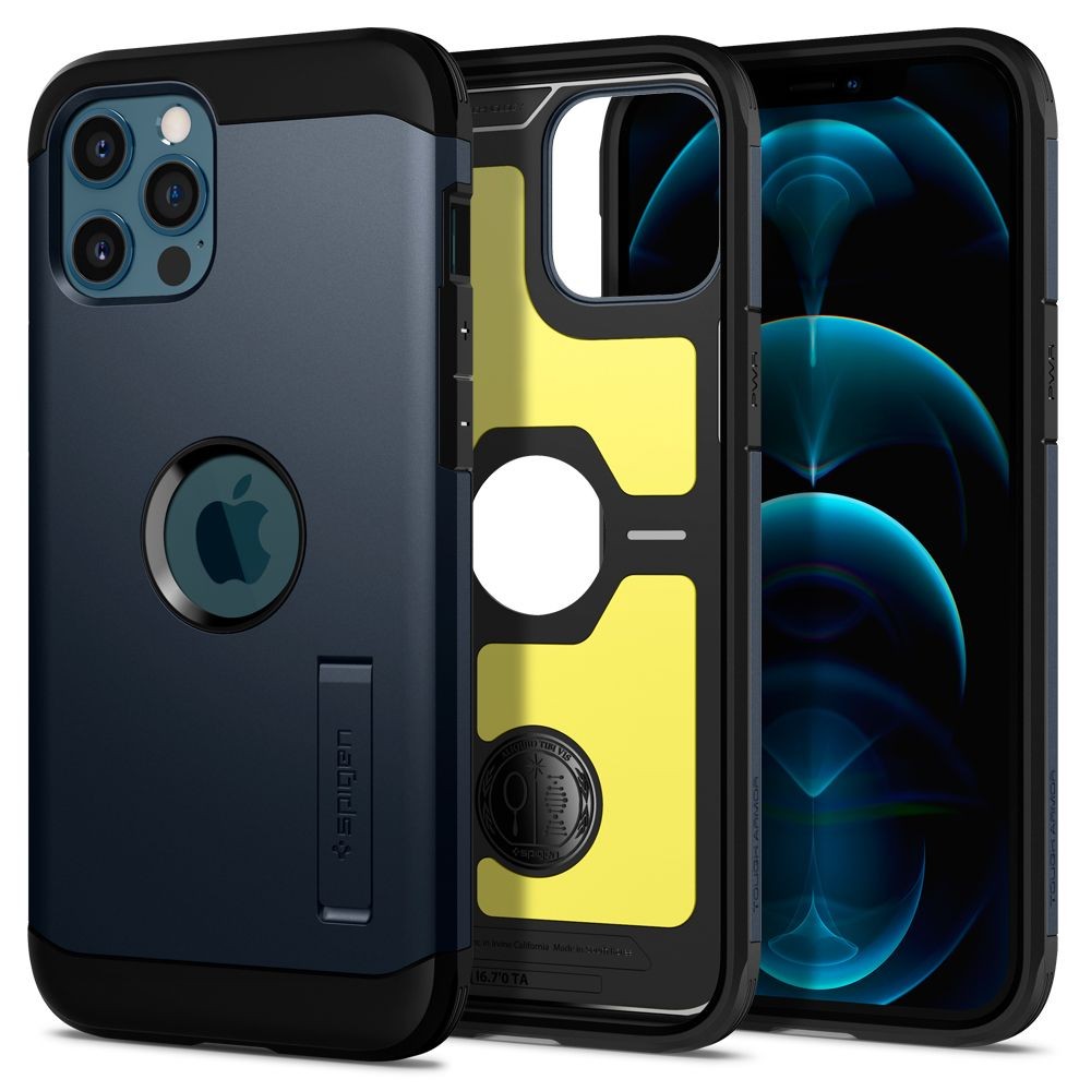 Obal Spigen „Tough Armor“ pro iPhone 12 Pro Max - metal slate