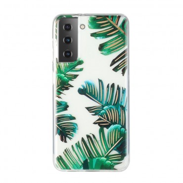 TPU gelový obal „Banana Leaves“ pro Samsung Galaxy S21 Plus TPU gelový obal „Banana Leaves“ pro Samsung Galaxy S21 Plus