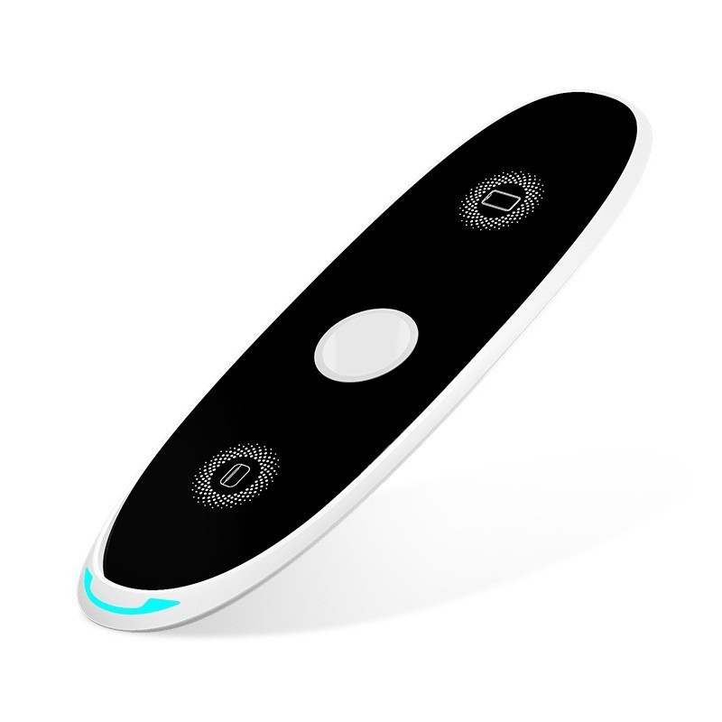 QI nabíjecí stanice 3v1 „Triple Pad“ pro Apple Watch, AirPods a mobilní zařízení - bílá