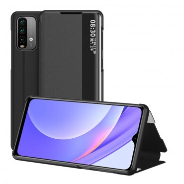 Kryt pro Xiaomi Poco M3 „Side View“ - černá barva Kryt pro Xiaomi Poco M3 „Side View“ - černá barva
