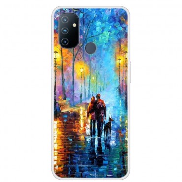 Tenký TPU gelový obal pro OnePlus Nord N100 „Fall“ Tenký TPU gelový obal pro OnePlus Nord N100 „Fall“