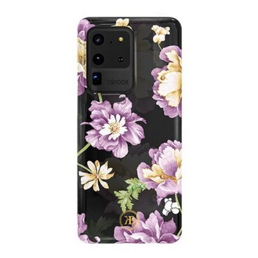 Obal pro Samsung Galaxy S20 Ultra „Spring“ - svítí ve tmě - purple flower Obal pro Samsung Galaxy S20 Ultra „Spring“ - svítí ve tmě - purple flower