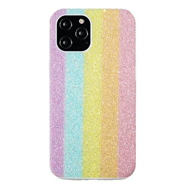 Průhledný obal pro iPhone 12 Pro Max „Rainbow“ Průhledný obal pro iPhone 12 Pro Max „Rainbow“
