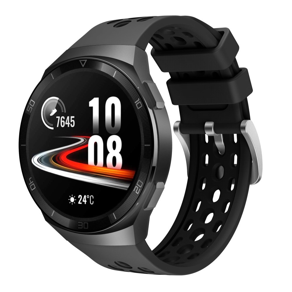 Silikonový řemínek "Dots" pro Huawei Watch GT 2e - černý