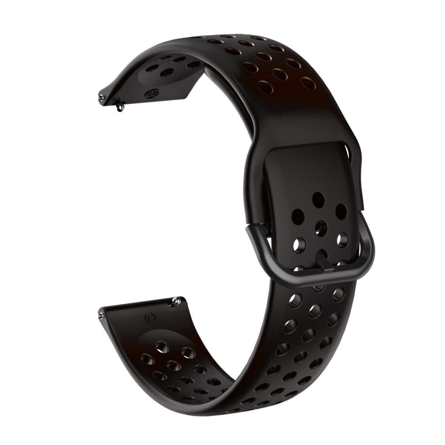 Silikonový řemínek "Hollow" pro Huawei Watch GT2 42mm - černý