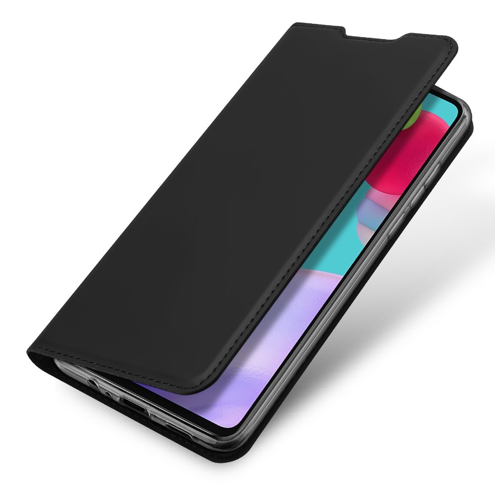Kryt pro Samsung Galaxy A52s 5G / Galaxy A52 / Galaxy A52 5G „Skin“ z umělé kůže - černá barva