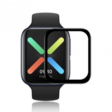 Ochranná fólie pro Oppo Watch 46mm - černá Ochranná fólie pro Oppo Watch 46mm - černá