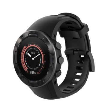 Silikonový řemínek hodinek Suunto 5 "Classic" se sadou na výměnu - černý
