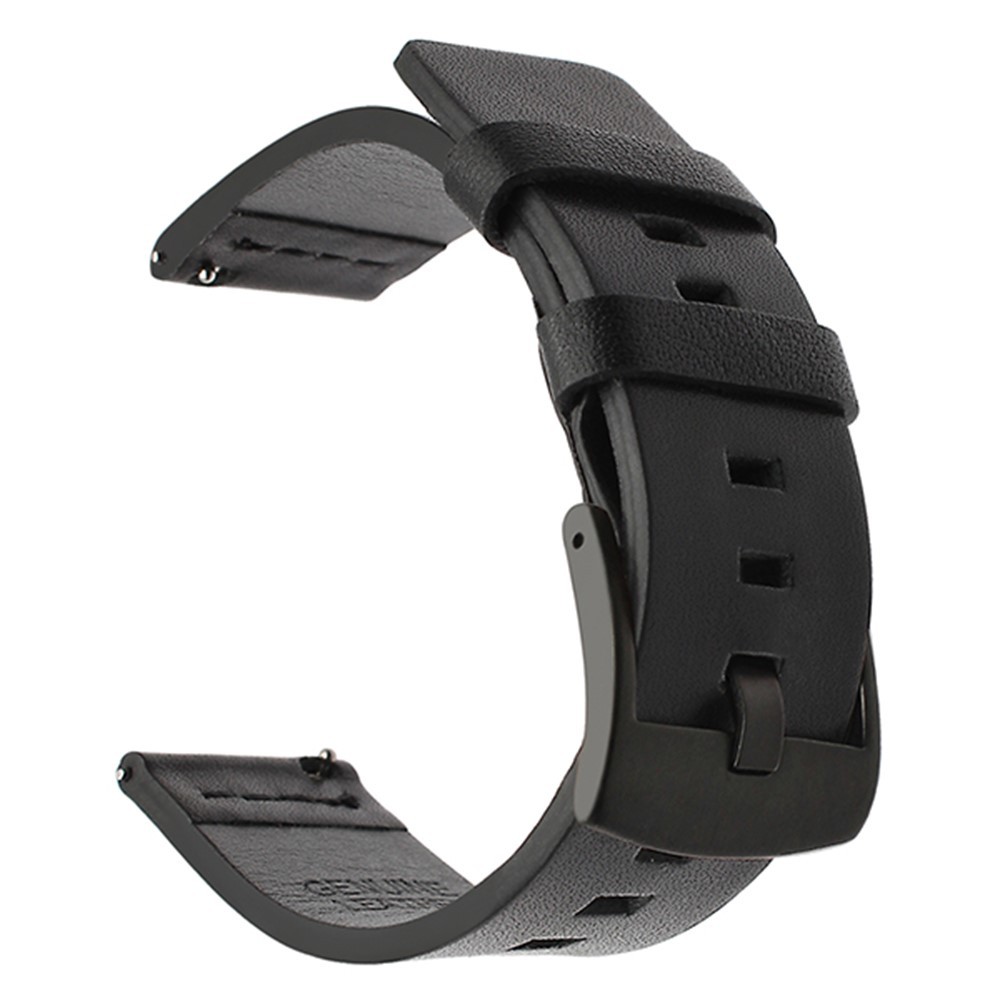 Řemínek hodinek Suunto Traverse "Monochrome" z pravé kůže - černý