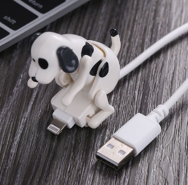MicroUSB kabel pro nabíjení a přenos dat s pohyblivou hračkou „DoggyPower“ - bílý MicroUSB kabel pro nabíjení a přenos dat s pohyblivou hračkou „DoggyPower“ - bílý