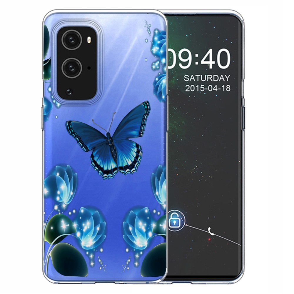 Obal pro OnePlus 9 Pro „Blue Butterfly“ - svítí ve tmě