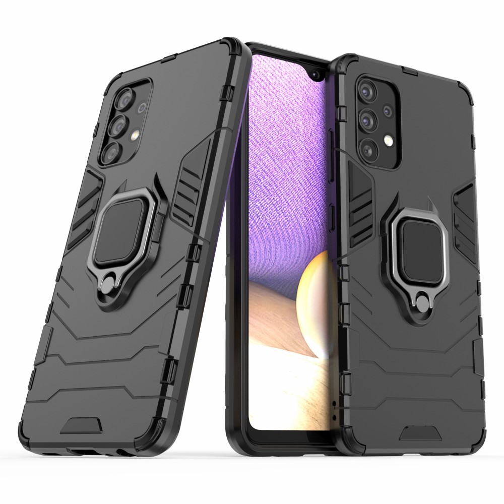 Samsung Galaxy A32 robustní obal „Impact X Ring“ - černá barva