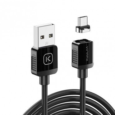 Nabíjecí kabel Charge and Shine s magnetickou hlavou Micro USB 2A - 1m - černý Nabíjecí kabel Charge and Shine s magnetickou hlavou Micro USB 2A - 1m - černý