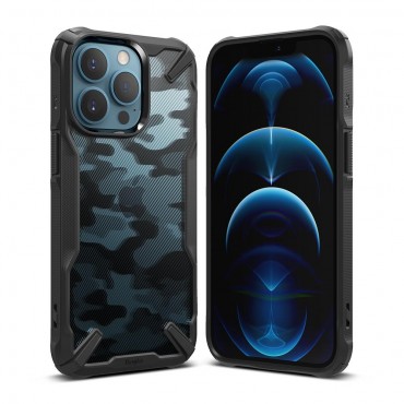 Obal pro iPhone 13 Pro Ringke „Fusion X Design“ - camo black Obal pro iPhone 13 Pro Ringke „Fusion X Design“ - camo black