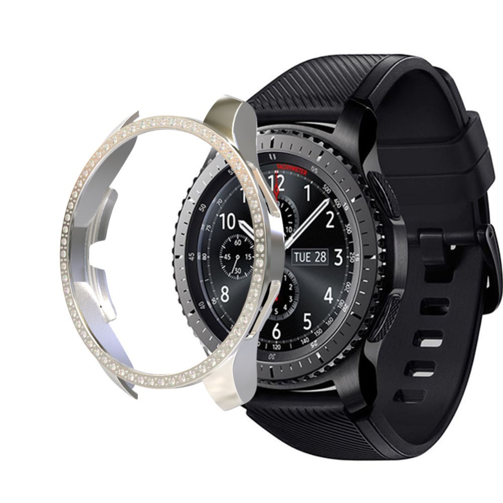 Kryt pro Samsung Galaxy Watch 46mm "Ornamental Stones" - stříbrný