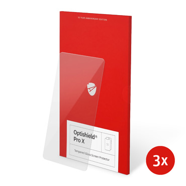 3-Pack prémiových ochranných skel Optishield Pro pro Realme 8 / 8 Pro