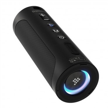 Tronsmart T6 Pro Bluetooth reproduktor s LED podsvícením a vestavěnou Power Bank pro nabíjení zařízení - černý