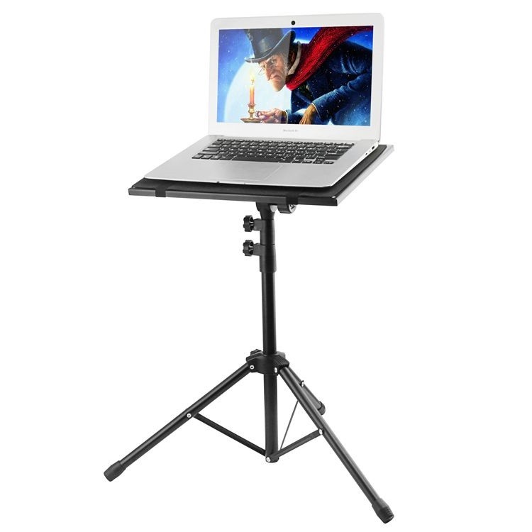 Stojan pro notebooky do velikosti 15,6" nebo projektory "TriPad" - nastavitelná výška a poloha panelu