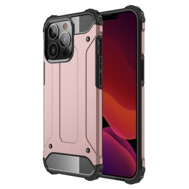 Robustní obal pro iPhone 13 Pro „Rock“ - růžová barva Robustní obal pro iPhone 13 Pro „Rock“ - růžová barva