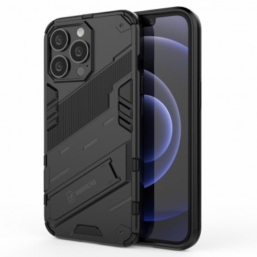 Hybridní TPU obal pro iPhone 13 Pro „Robust“ - černá barva Hybridní TPU obal pro iPhone 13 Pro „Robust“ - černá barva