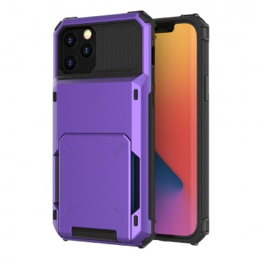 Hybridní TPU obal pro iPhone 13 Pro „Robust“ - fialová barva Hybridní TPU obal pro iPhone 13 Pro „Robust“ - fialová barva