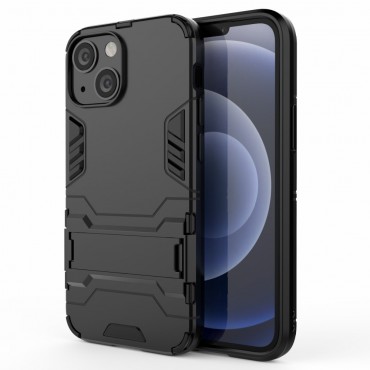 Obal pro iPhone 13 Mini „Impact X“ - robustní - černá barva Obal pro iPhone 13 Mini „Impact X“ - robustní - černá barva
