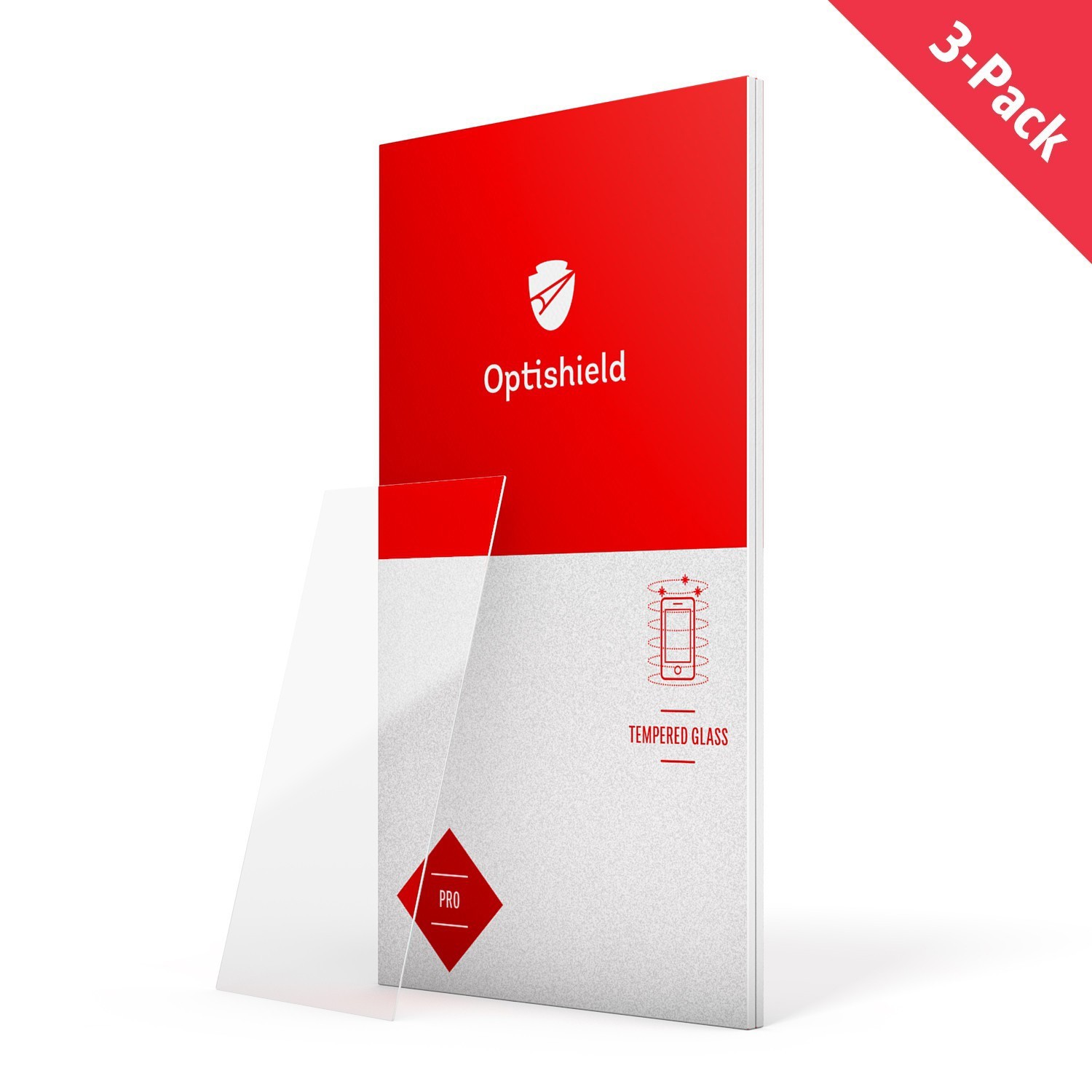 3-Pack prémiových ochranných skel Optishield Pro pro Xiaomi Mi 10 Lite 5G
