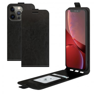 Módní pouzdro "Flip" pro iPhone 13 Pro - černé Módní pouzdro "Flip" pro iPhone 13 Pro - černé