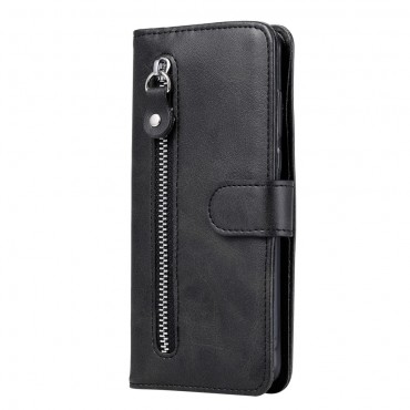 Kryt pro Xiaomi Redmi 9AT / Redmi 9A „Front Pocket“ - černá barva Kryt pro Xiaomi Redmi 9AT / Redmi 9A „Front Pocket“ - černá barva