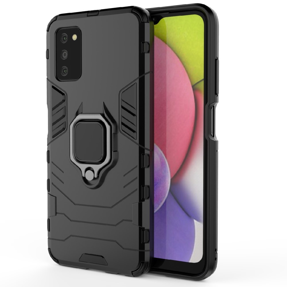 Samsung Galaxy A03s robustní obal „Impact X Ring“ - černá barva